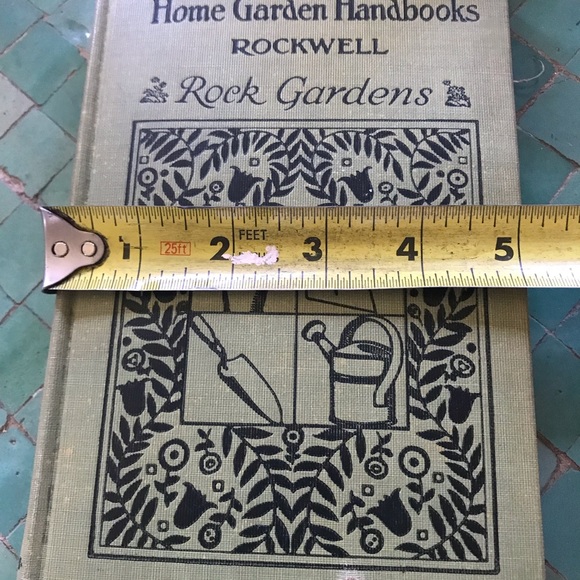 Vintage 1929 garden handbook ROCKWELL Rock Gardens cottage chic garden library - Picture 6 of 11